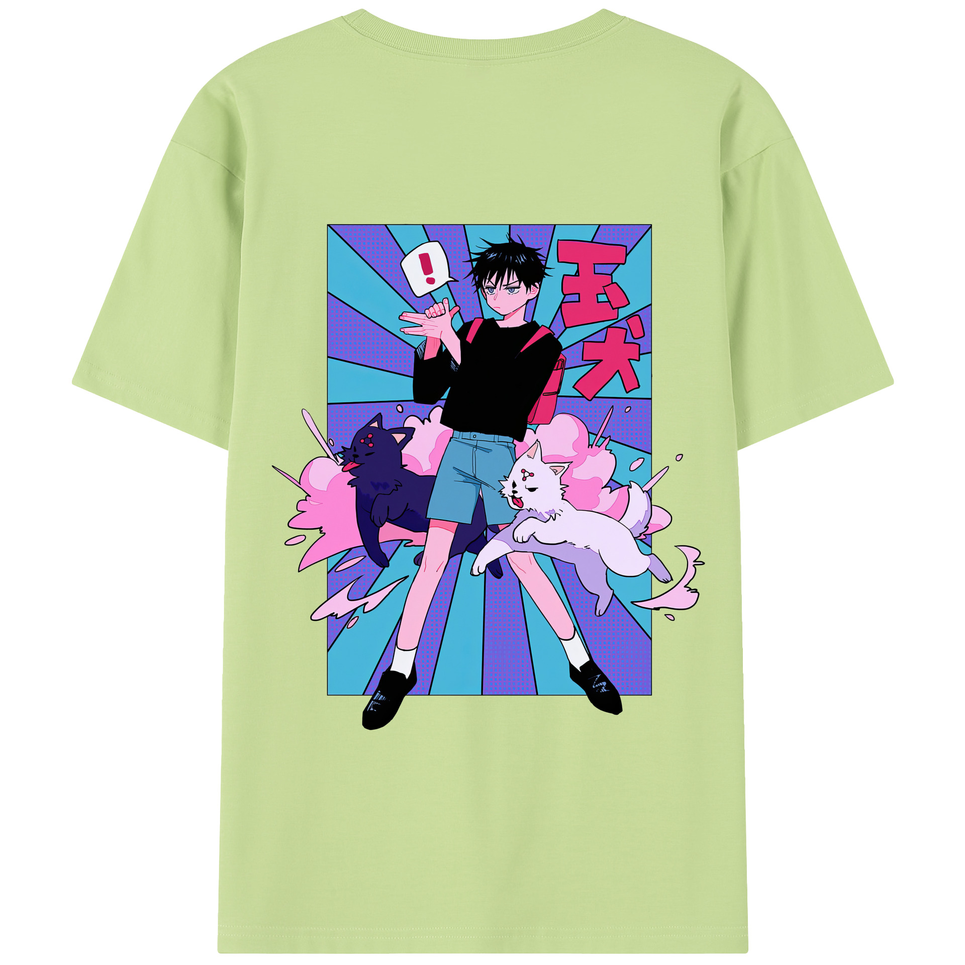 （画像用） 呪術廻戦 Jujutsu Kaisen 綿100％半袖Tシャツ（背面プリント）